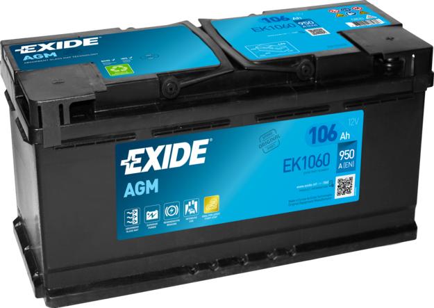 Exide EK1060 - Batteria avviamento www.autoricambit.com