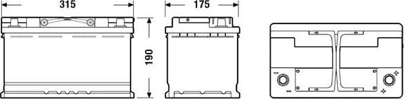 Exide EK800 - Batteria avviamento www.autoricambit.com