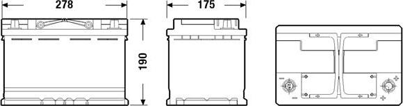 Exide EK720 - Batteria avviamento www.autoricambit.com