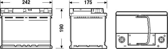 Exide EL600 - Batteria avviamento www.autoricambit.com