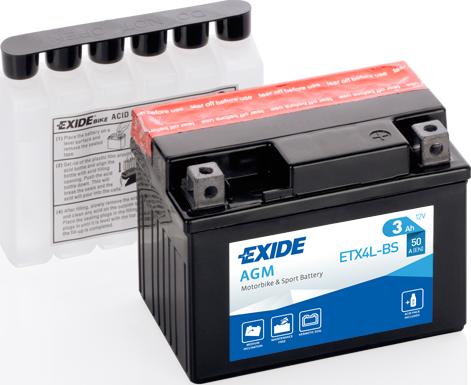 Exide ETX4L-BS - Batteria avviamento www.autoricambit.com