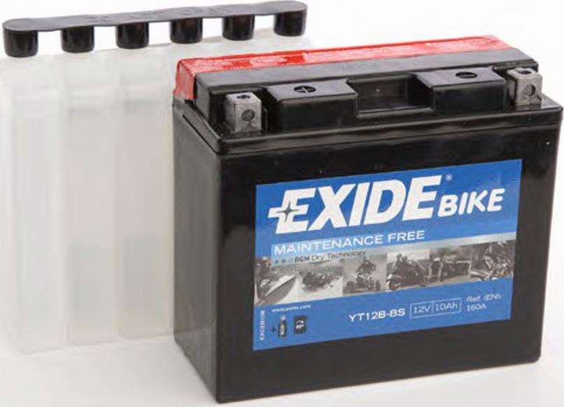 Exide YT12B-BS - Batteria avviamento www.autoricambit.com