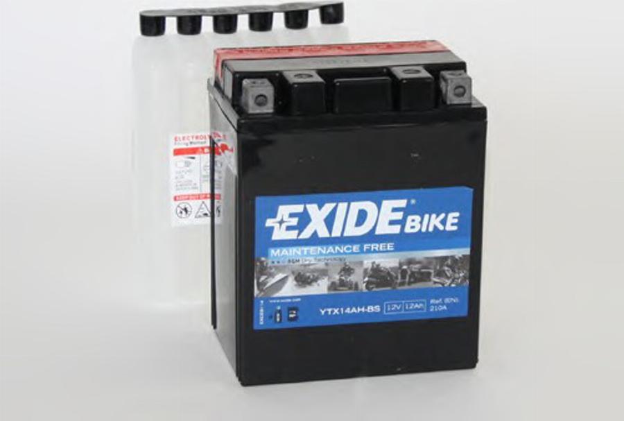 Exide YTX14AH-BS  - Batteria avviamento www.autoricambit.com