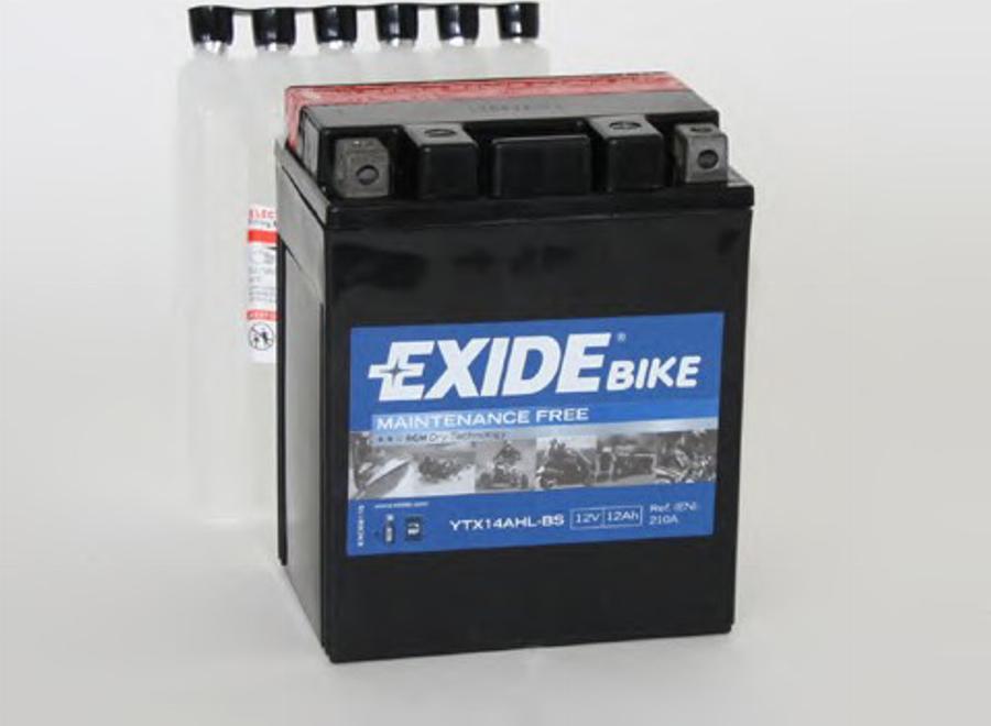 Exide YTX14AHL-BS - Motorino d'avviamento www.autoricambit.com