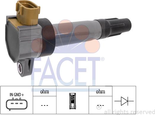 FACET 9.6453 - Bobina d'accensione www.autoricambit.com