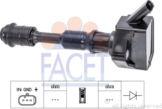 FACET 9.6537 - Bobina d'accensione www.autoricambit.com