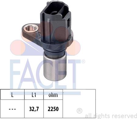 FACET 9.0486 - Sensore, Posizione albero a camme www.autoricambit.com