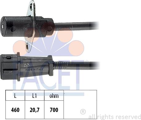 FACET 9.0005 - Generatore di impulsi, Albero a gomiti www.autoricambit.com