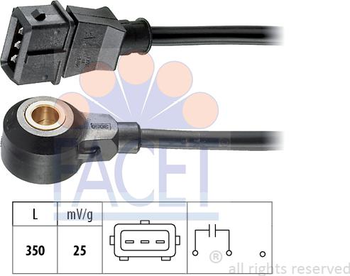 FACET 9.3050 - Sensore di detonazione www.autoricambit.com