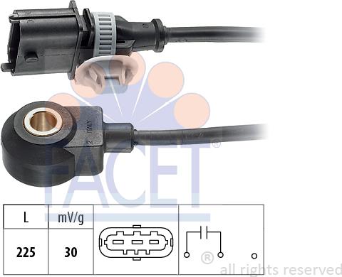 FACET 9.3034 - Sensore di detonazione www.autoricambit.com