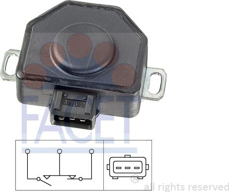 FACET 10.5084 - Sensore, Regolazione valvola farfalla www.autoricambit.com