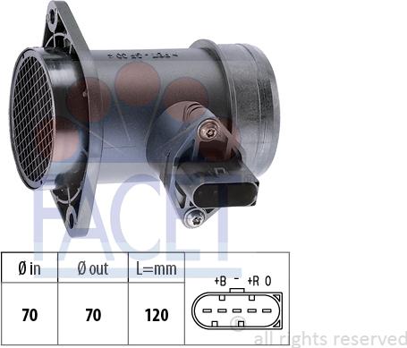 FACET 10.1192 - Debimetro www.autoricambit.com