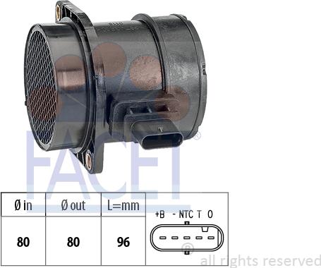 FACET 10.1376 - Debimetro www.autoricambit.com