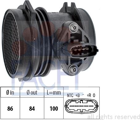 FACET 10.1256 - Debimetro www.autoricambit.com