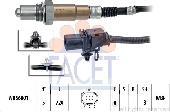 FACET 10.8441 - Sonda lambda www.autoricambit.com