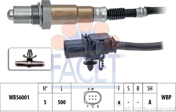 FACET 10.8405 - Sonda lambda www.autoricambit.com