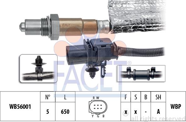 FACET 10.8419 - Sonda lambda www.autoricambit.com