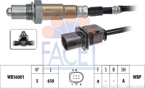 FACET 10.8455 - Sonda lambda www.autoricambit.com