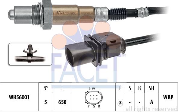 FACET 10.8417 - Sonda lambda www.autoricambit.com