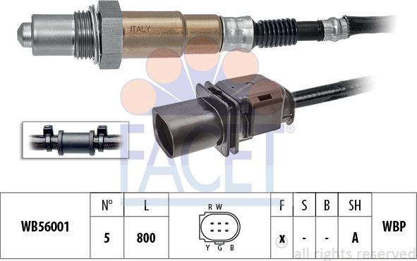 FACET 10.8428 - Sonda lambda www.autoricambit.com