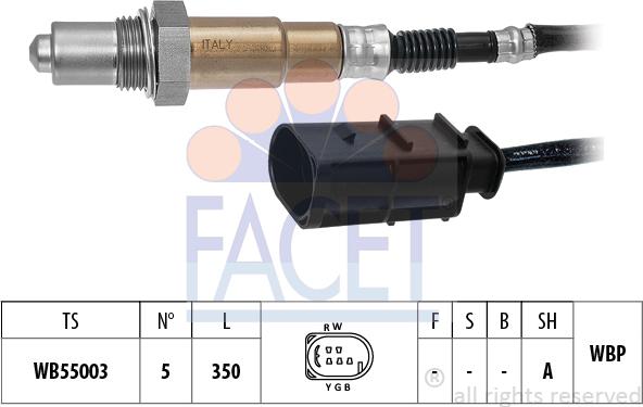 FACET 10.8544 - Sonda lambda www.autoricambit.com