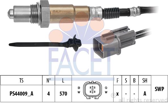 FACET 10.8548 - Sonda lambda www.autoricambit.com