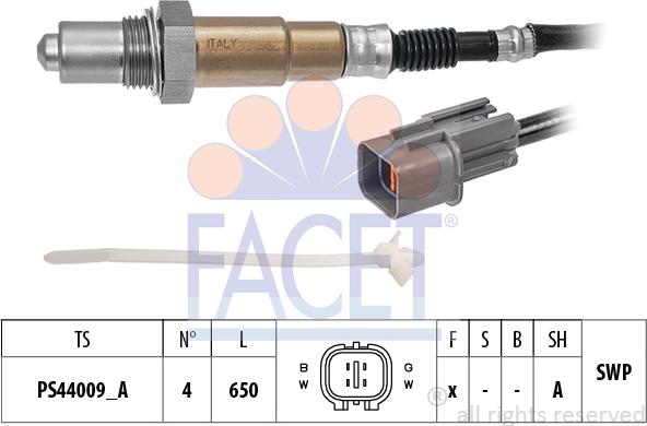 FACET 10.8550 - Sonda lambda www.autoricambit.com