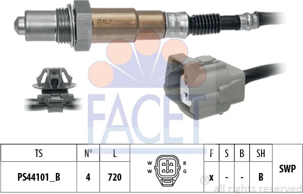 FACET 10.8565 - Sonda lambda www.autoricambit.com