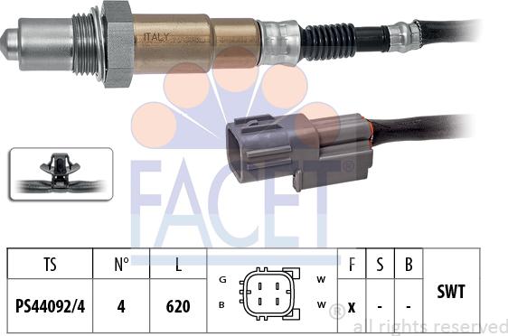 FACET 10.8514 - Sonda lambda www.autoricambit.com