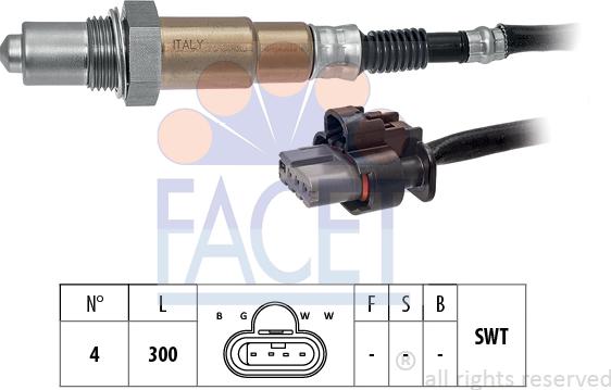 FACET 10.8510 - Sonda lambda www.autoricambit.com