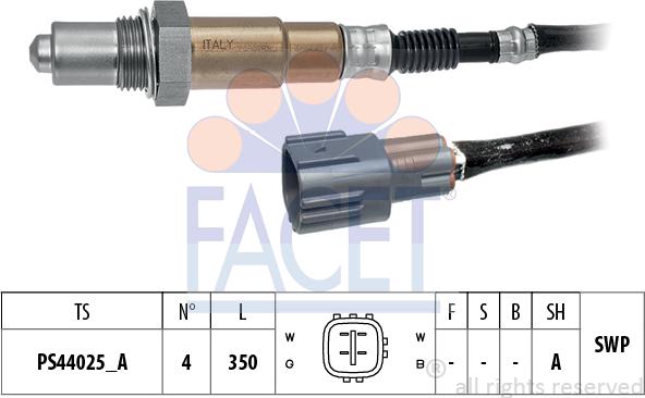 FACET 10.8522 - Sonda lambda www.autoricambit.com