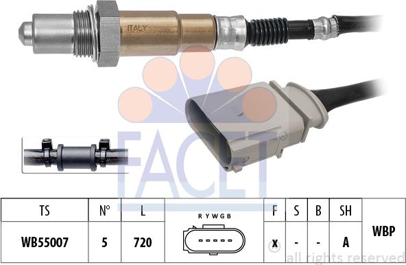 FACET 10.8575 - Sonda lambda www.autoricambit.com