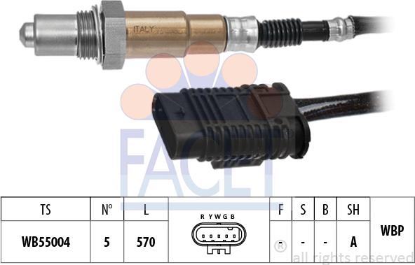 FACET 10.8571 - Sonda lambda www.autoricambit.com