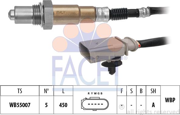 FACET 10.8577 - Sonda lambda www.autoricambit.com