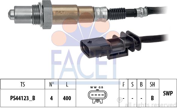 FACET 10.8611 - Sonda lambda www.autoricambit.com