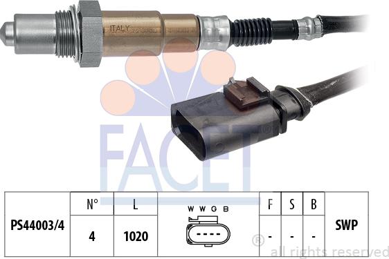 FACET 10.8041 - Sonda lambda www.autoricambit.com