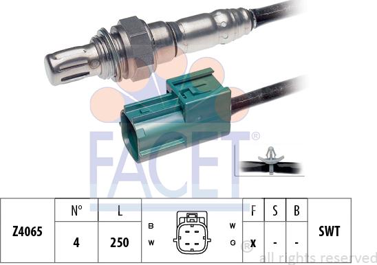 FACET 10.8004 - Sonda lambda www.autoricambit.com