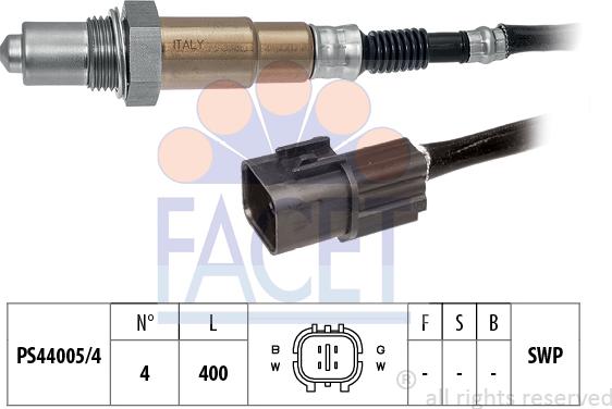 FACET 10.8014 - Sonda lambda www.autoricambit.com