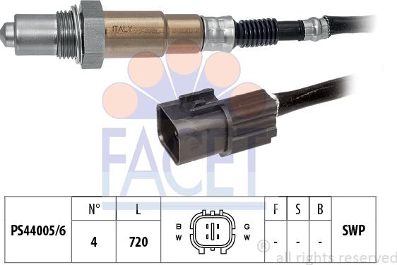 FACET 10.8018 - Sonda lambda www.autoricambit.com