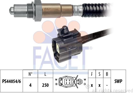 FACET 10.8077 - Sonda lambda www.autoricambit.com