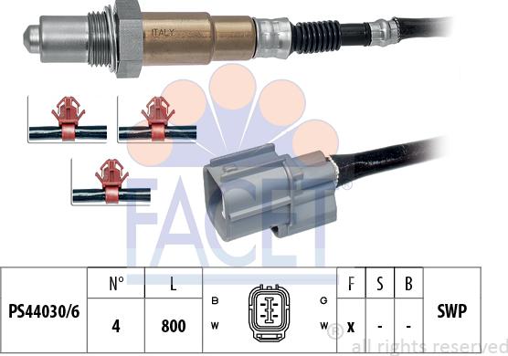 FACET 10.8161 - Sonda lambda www.autoricambit.com