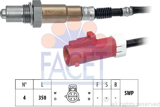 FACET 10.8183 - Sonda lambda www.autoricambit.com