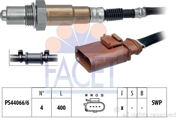 FACET 10.8126 - Sonda lambda www.autoricambit.com