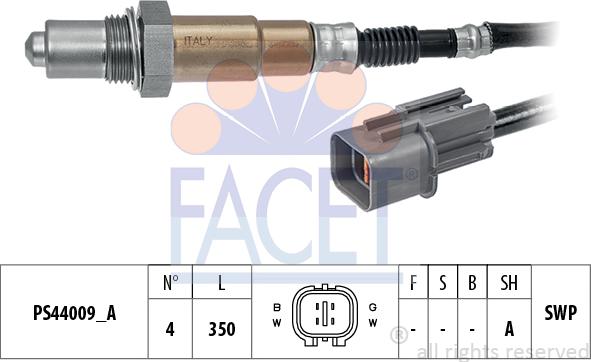 FACET 10.8361 - Sonda lambda www.autoricambit.com