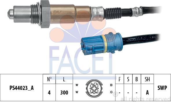 FACET 10.8327 - Sonda lambda www.autoricambit.com