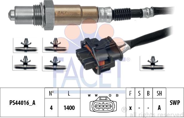 FACET 10.8370 - Sonda lambda www.autoricambit.com