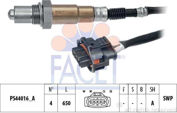 FACET 10.8377 - Sonda lambda www.autoricambit.com