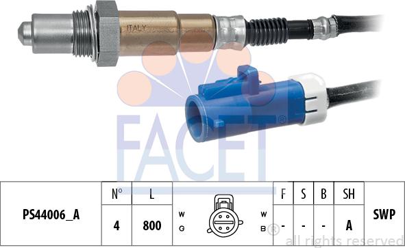 FACET 10.8299 - Sonda lambda www.autoricambit.com