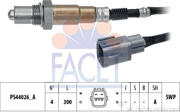 FACET 10.8294 - Sonda lambda www.autoricambit.com