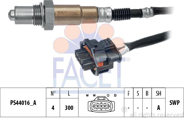 FACET 10.8267 - Sonda lambda www.autoricambit.com